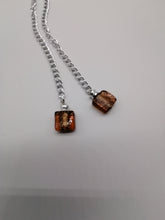 Carica l'immagine nel visualizzatore di Gallery, Collana alluminio e vetro a lume - tra il dire e il fare