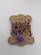 Carica l'immagine nel visualizzatore di Gallery, Collana "Le Catenelle" rosa e lilla