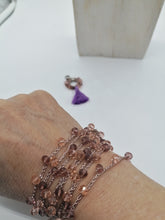 Carica l'immagine nel visualizzatore di Gallery, Collana "Le Catenelle" rosa e lilla