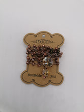 Carica l'immagine nel visualizzatore di Gallery, Collana "Le Catenelle" oro rosa e cristalli