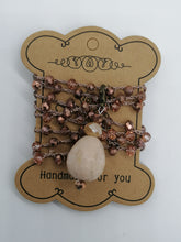 Carica l'immagine nel visualizzatore di Gallery, Collana "Le Catenelle" oro rosa e ceramica