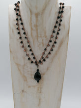 Carica l'immagine nel visualizzatore di Gallery, Collana "Le Catenelle" bronzo e cristalli
