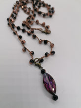 Carica l'immagine nel visualizzatore di Gallery, Collana "Le Catenelle" bronzo con ciondolo double face