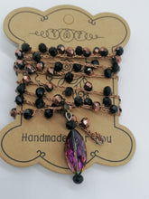 Carica l'immagine nel visualizzatore di Gallery, Collana "Le Catenelle" bronzo con ciondolo double face