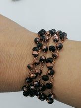 Carica l'immagine nel visualizzatore di Gallery, Collana "Le Catenelle" bronzo con ciondolo double face