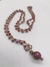 Carica l'immagine nel visualizzatore di Gallery, Collana "Le Catenelle" rossa