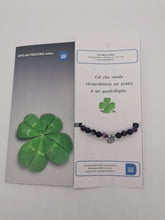 Carica l'immagine nel visualizzatore di Gallery, Bracciale quadrifoglio per Aipd