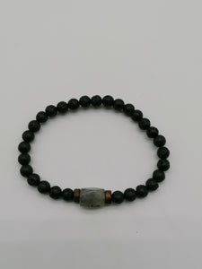 Bracciale in pietra lavica e Labradorite - tra il dire e il fare