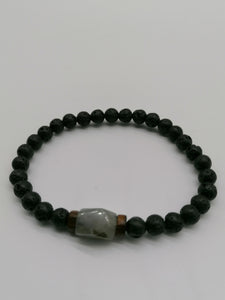 Bracciale in pietra lavica e Labradorite - tra il dire e il fare