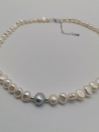 Collana in perle di fiume naturali - tra il dire e il fare