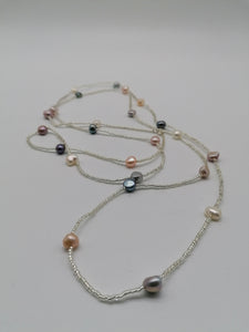 Collana maxi in perle di fiume - tra il dire e il fare