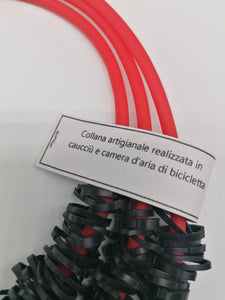 collana caucciù e camera d'aria