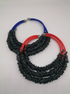 collana caucciù e camera d'aria