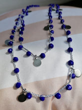 Carica l&#39;immagine nel visualizzatore di Gallery, Collana &quot;Le catenelle&quot; - blu Cina - Large
