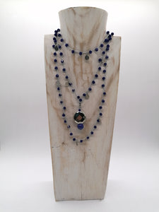 Collana "Le catenelle" - blu Cina - Large