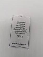 Carica l&#39;immagine nel visualizzatore di Gallery, Catenella estensione con moschettone per collana o bracciale
