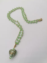 Carica l&#39;immagine nel visualizzatore di Gallery, Collana &quot;Le Catenelle &quot; verde acqua
