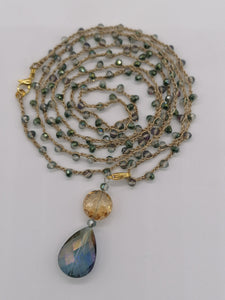 Collana "Le Catenelle" azzurro e oro