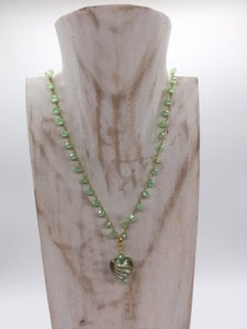 Collana "Le Catenelle " verde acqua