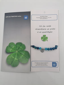 Bracciale quadrifoglio per Aipd